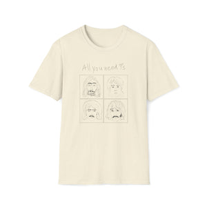 Beatles Unisex Softstyle T-Shirt