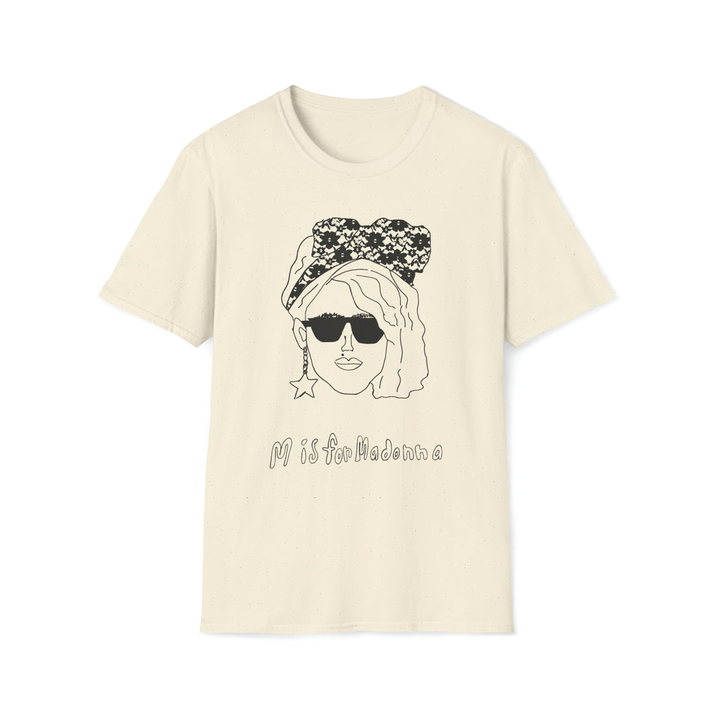 M is for Madonna Unisex Softstyle T-Shirt