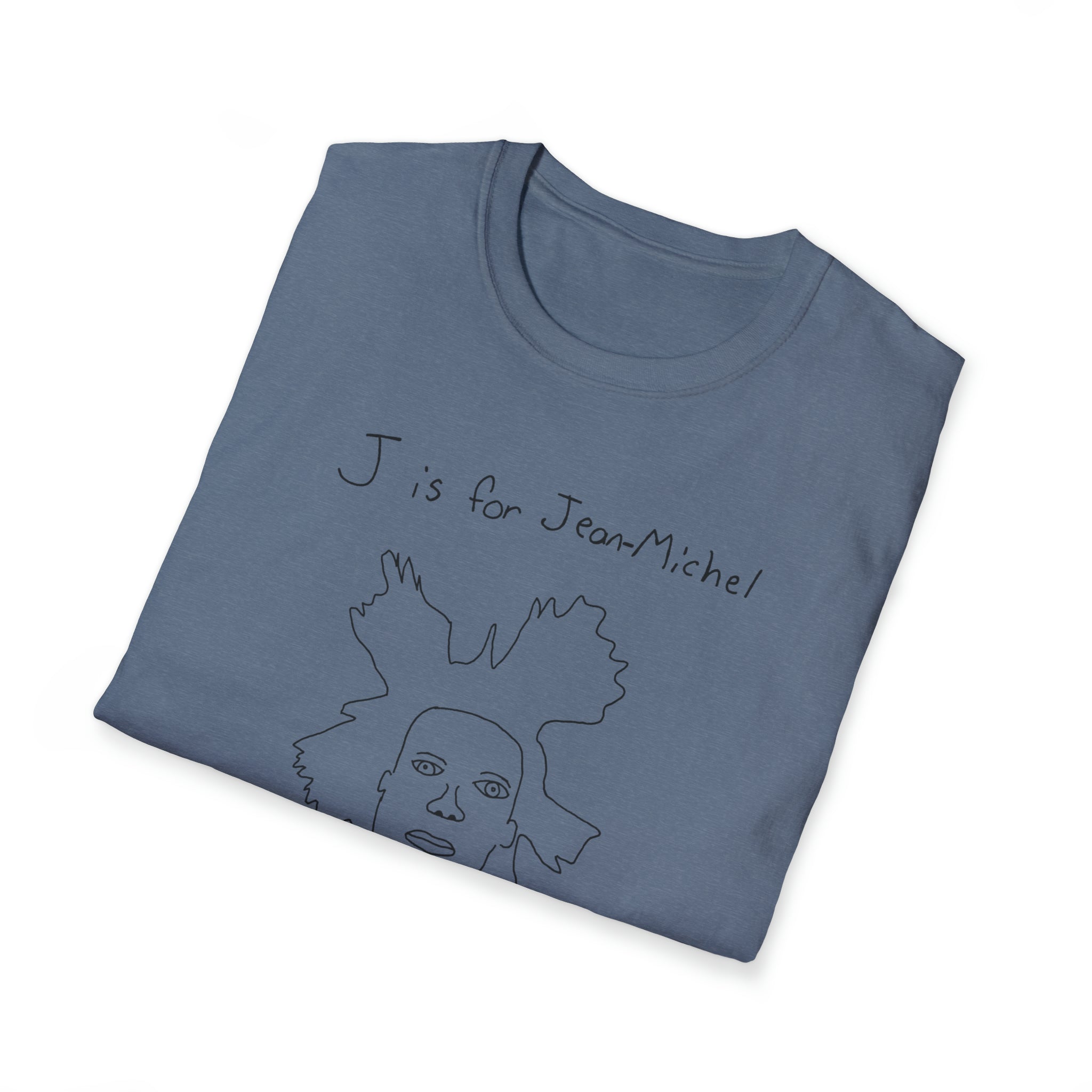 J is for Jean-Michel Unisex Softstyle T-Shirt