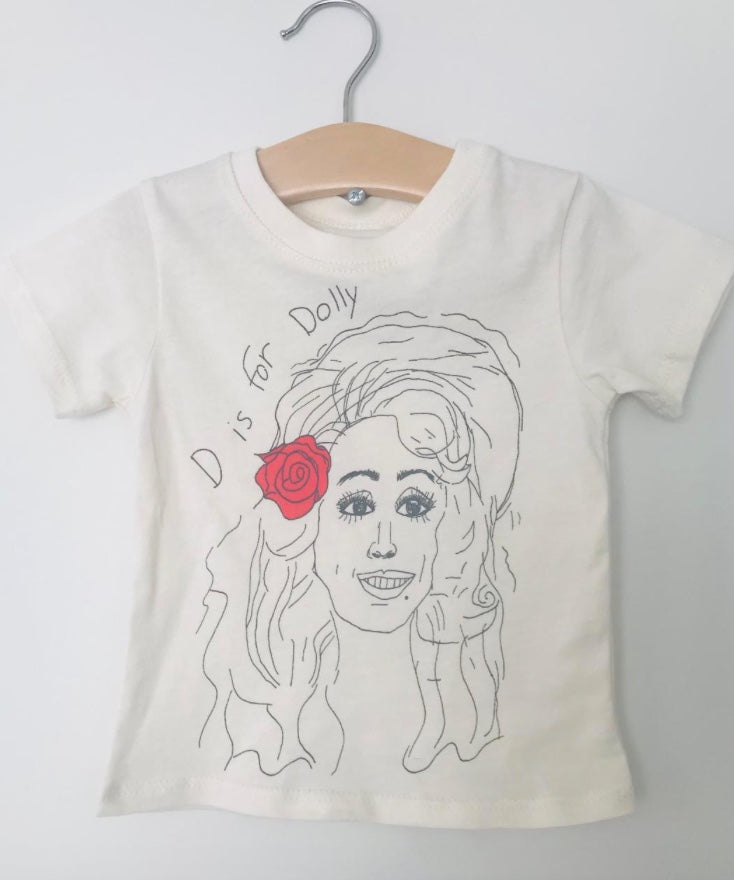 D is for Dolly baby tee