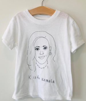 K is for Kamala kids tee