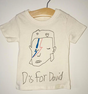D is for David baby tee