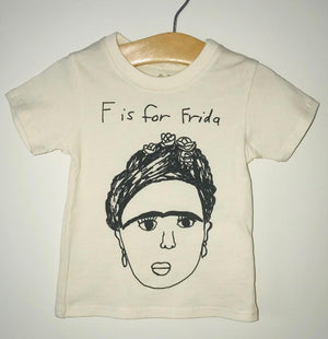 F is for Frida baby tee