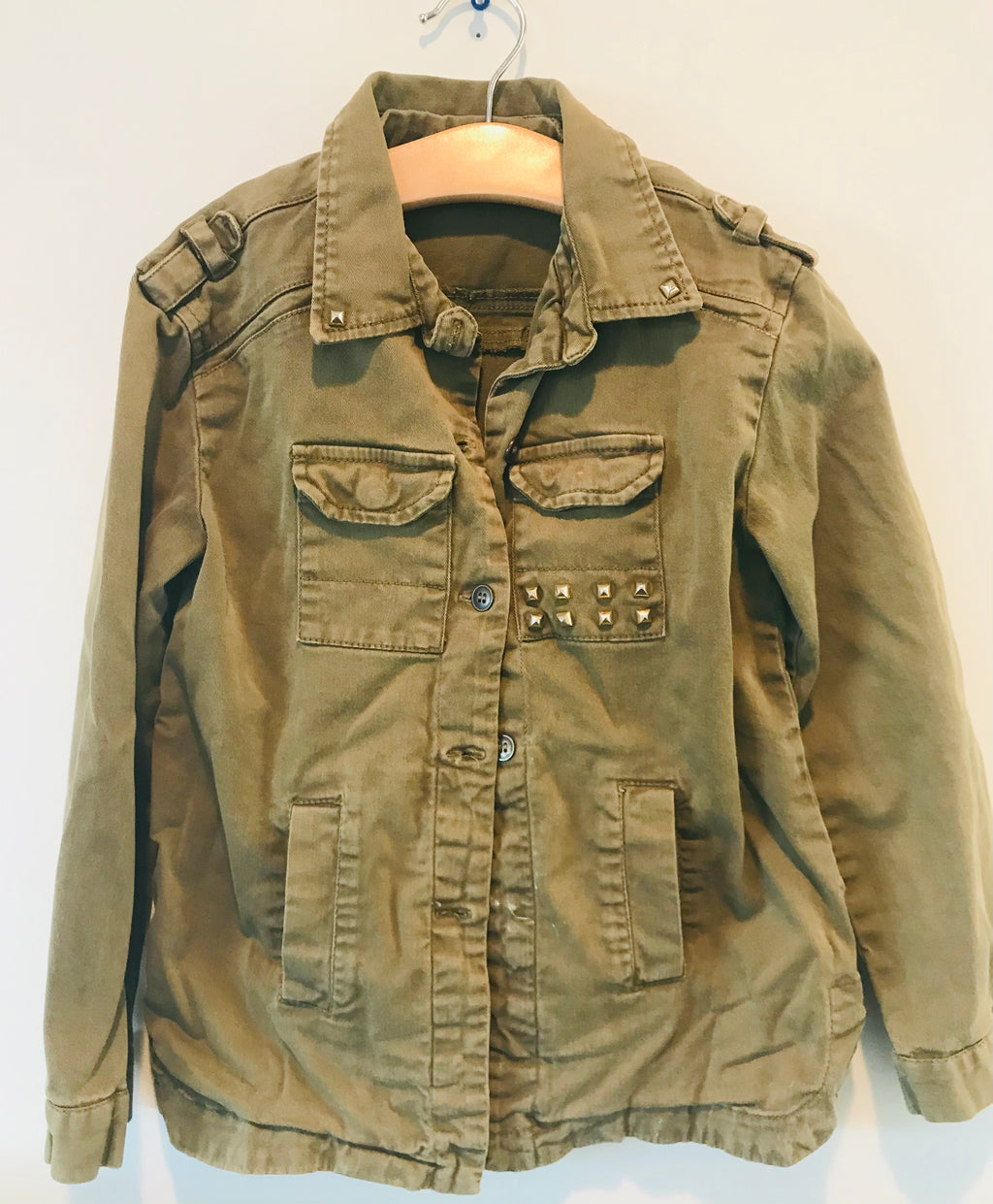 Vintage studded army jacket